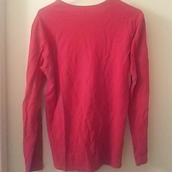 Red Armani Exchange Logo LS - Picture 3 of 3